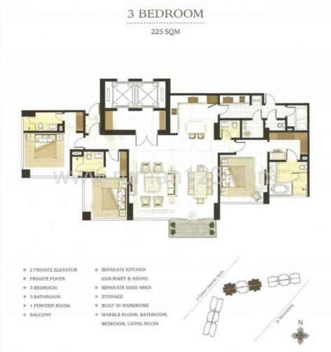 Botanica 3Bed Floor Plan