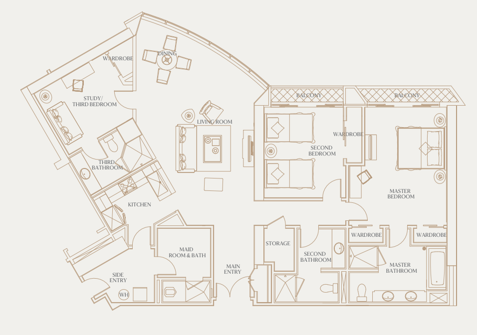 3bed Floor Plan