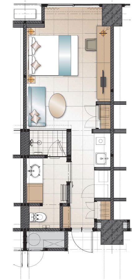 AXIA Comfort 33sqm Floor Plan