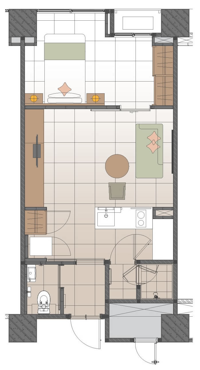 AXIA Grand Superior 39sqm Floor Plan
