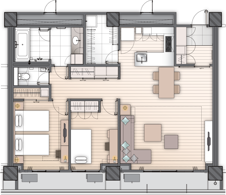 AXIA Room I 122sqm Floor Plan