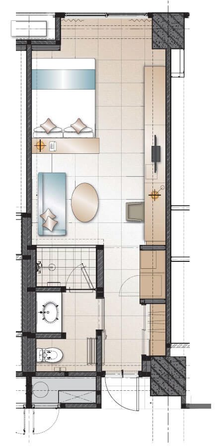 AXIA Moderate 33sqm Floor Plan