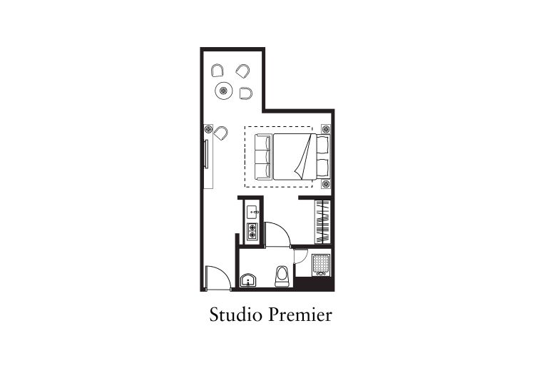 Studio Premier 間取り図