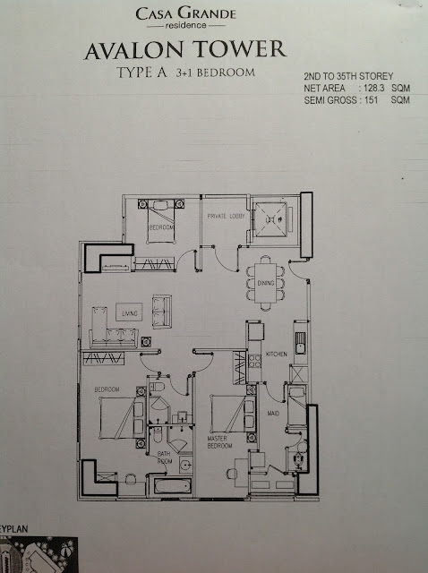 Tower Avalon Type A Floor Plan