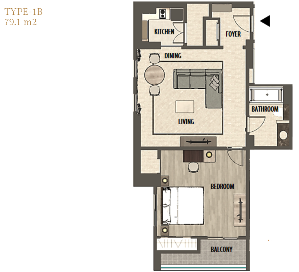 Plaza Senayan Apartment Tower B Floor Plan 2