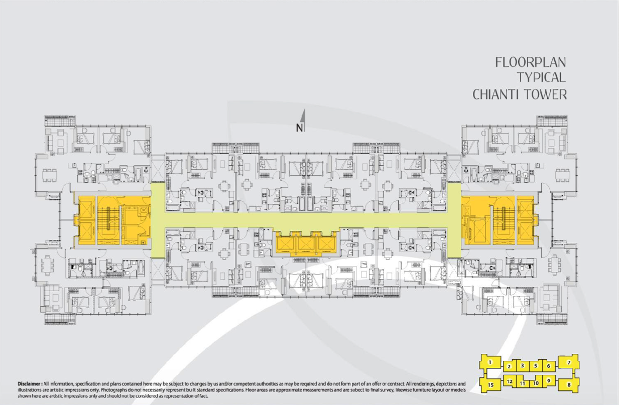 Tower Chianti Floor Plan